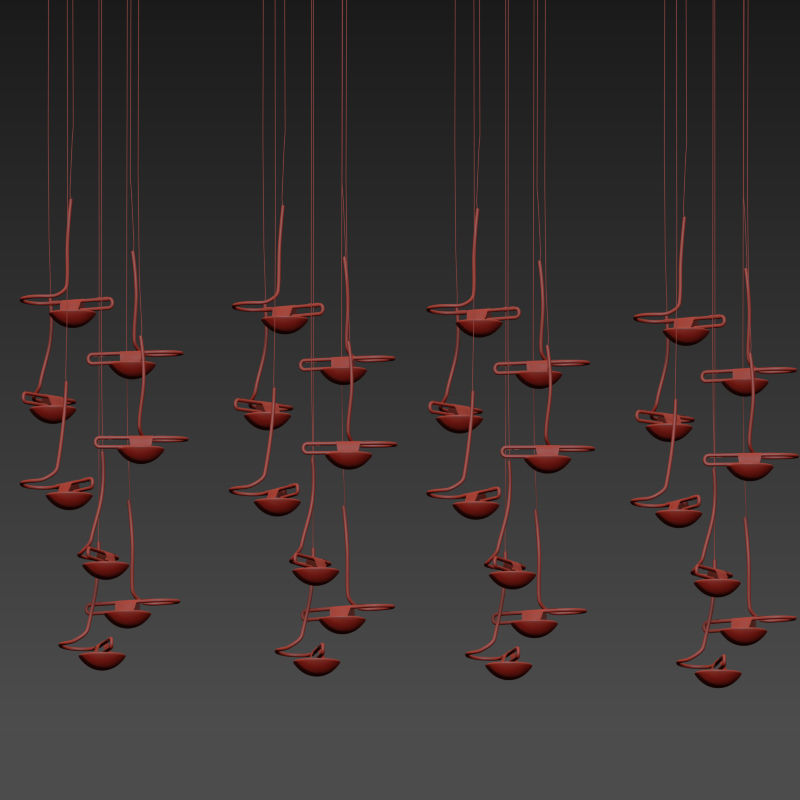 Catellani And Smith Jackie Chandelier 3D model_1