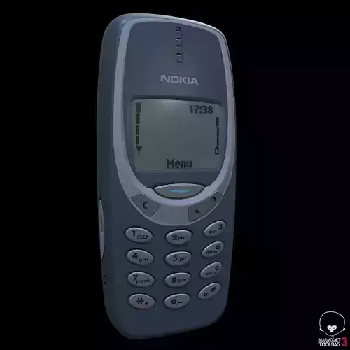 Nokia 3310 Pbr highpoly 3D model