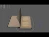 Book Rigged 3D model_1