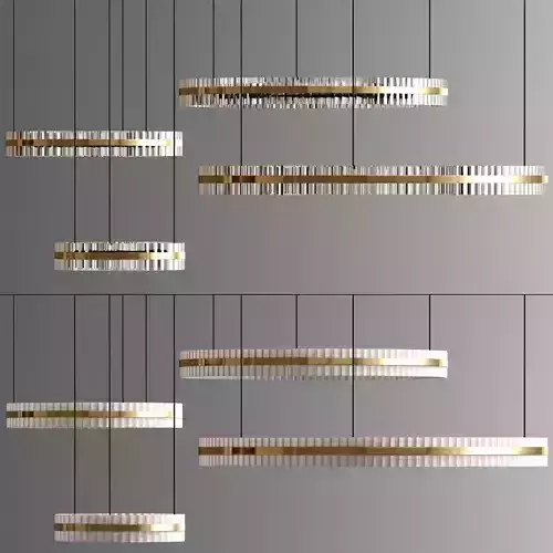 Cristallo Trihedrons Ceiling Chandelier