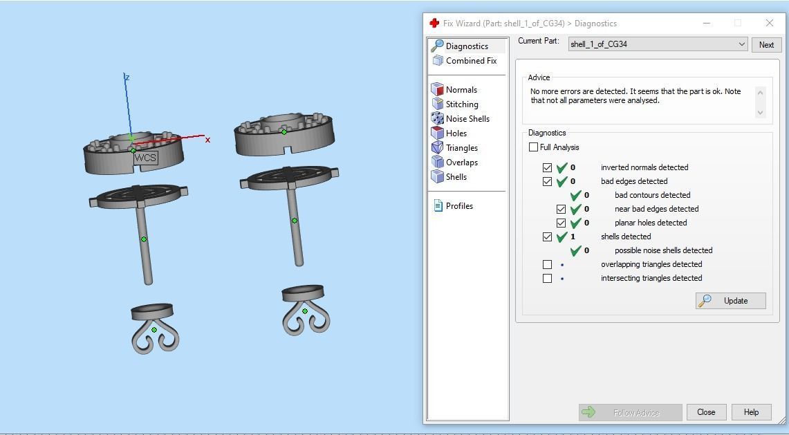 Stud earring  3D print model_11