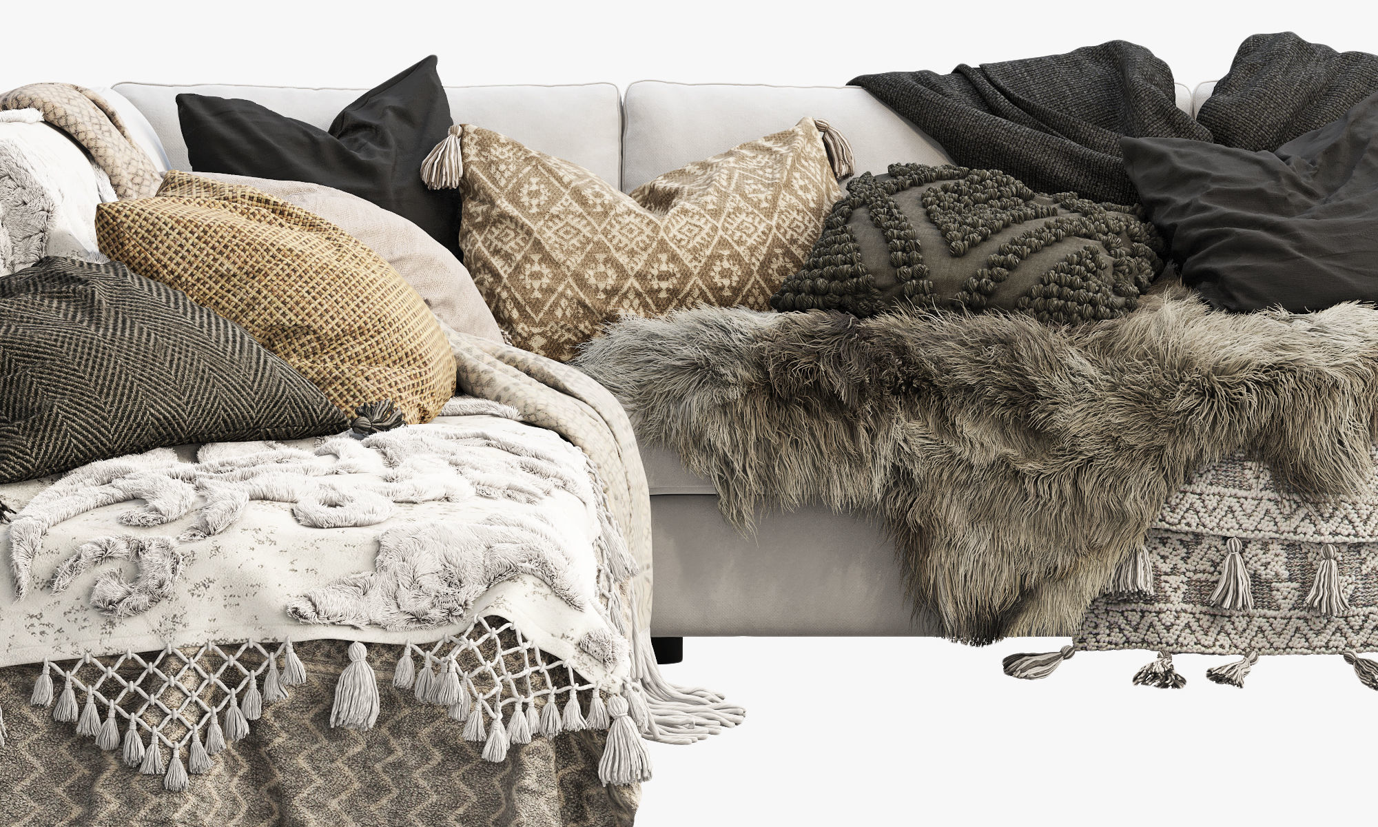 EQ3 Cello 3-Piece Sectional Sofa 3D model_2