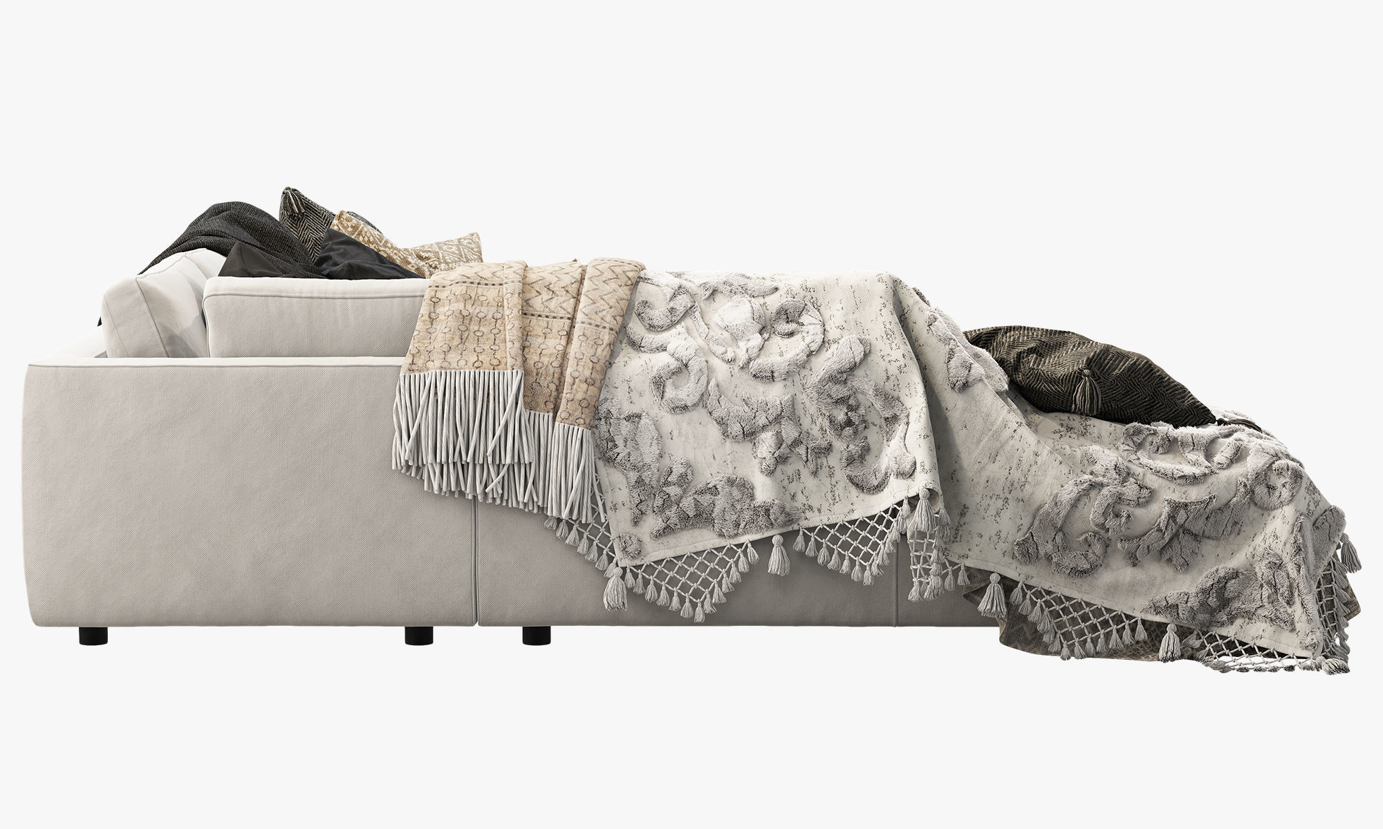 EQ3 Cello 3-Piece Sectional Sofa 3D model_11
