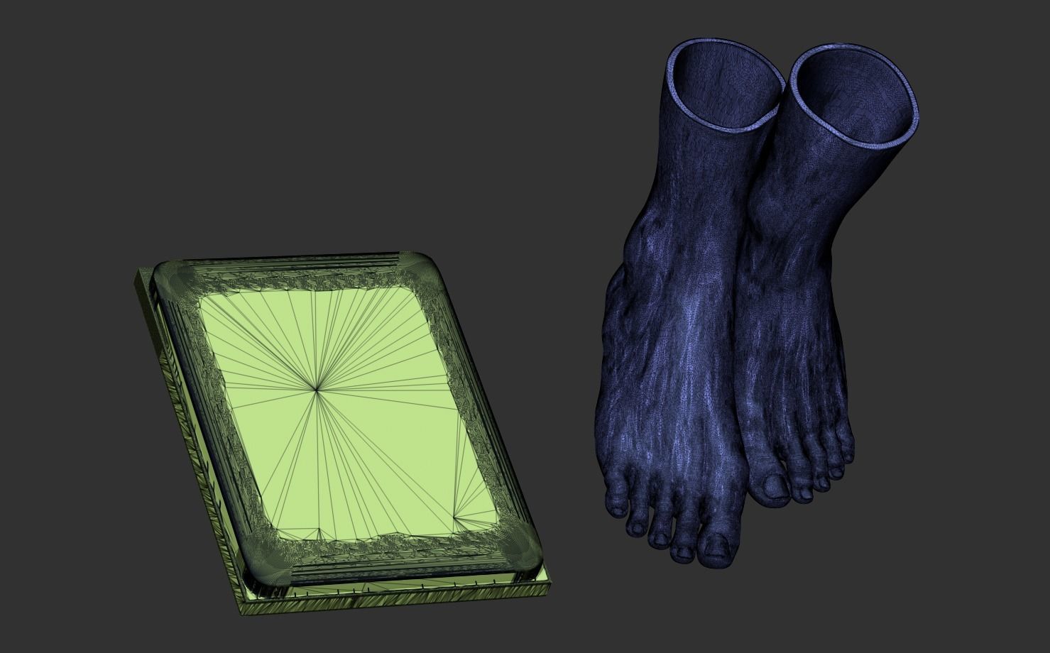 Foot Vase 3D print model_21