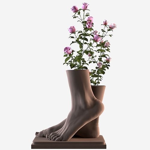 Foot Vase 3D print model