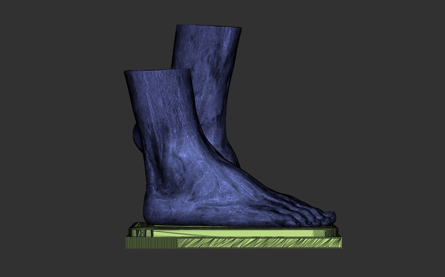 Foot Vase 3D print model_18