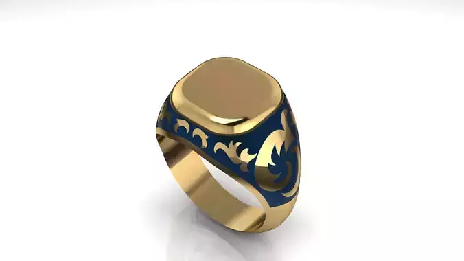 men ring 26 3D print model