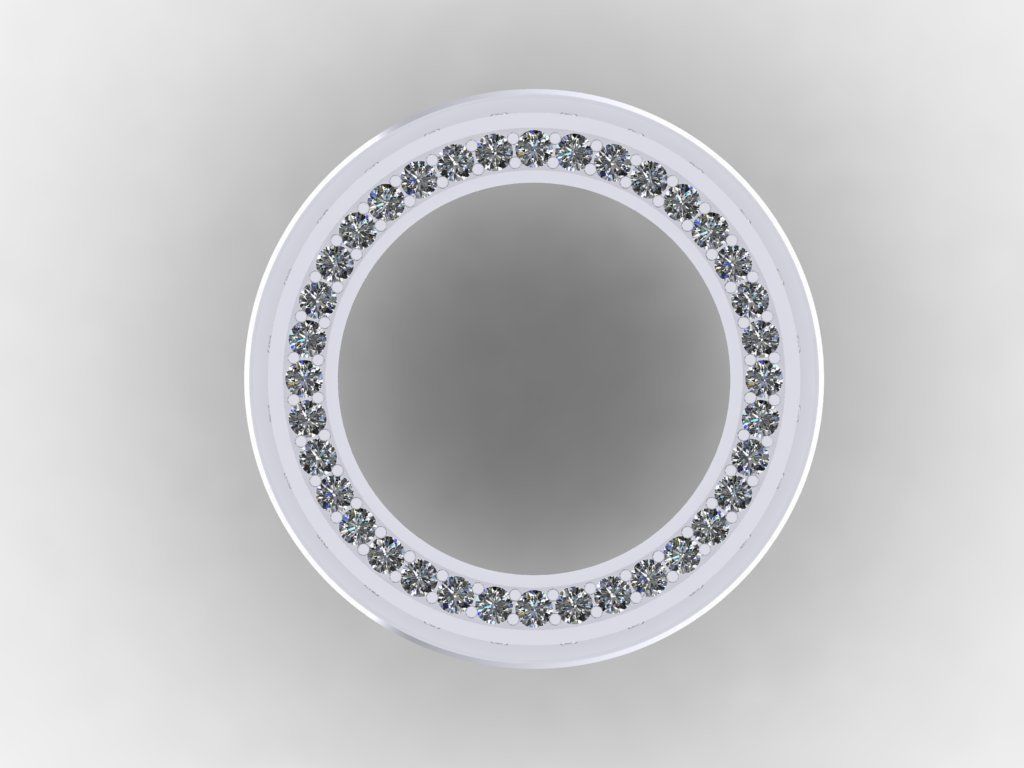 Ring roration full diamond 3D print model_5