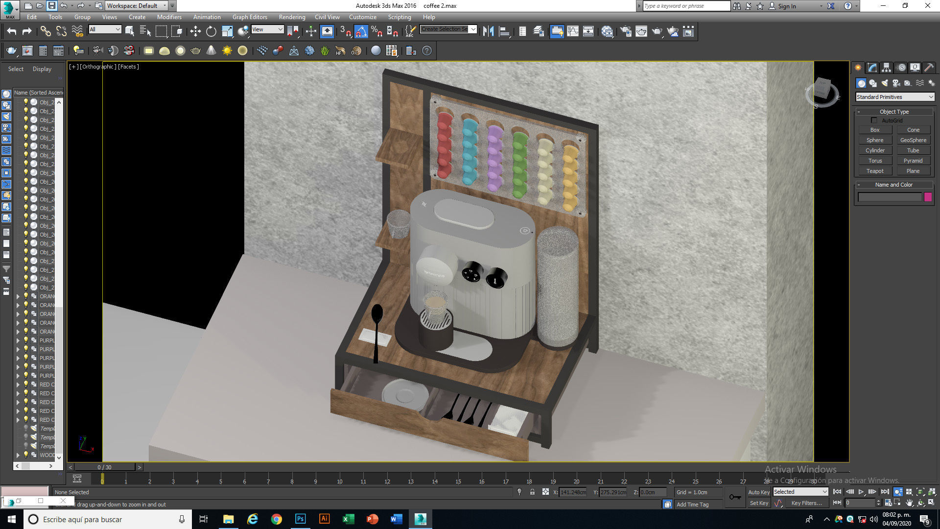 Nespresso Expert with capsule dispatcher 3D model_16