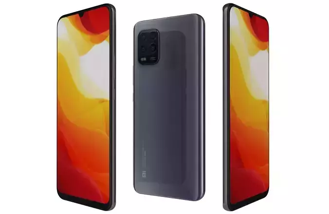 Xiaomi Mi 10 Lite Cosmic Gray 3D model