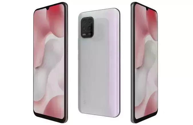 Xiaomi Mi 10 Lite Dream White 3D model