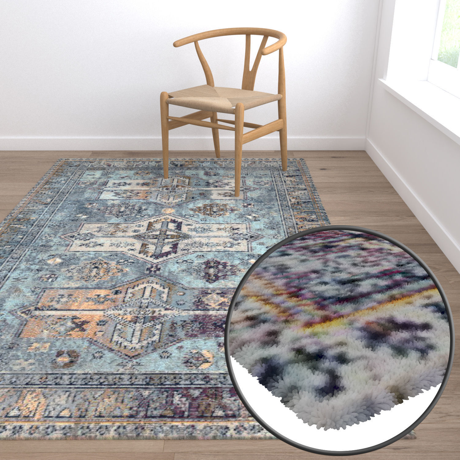 Rug Set 1418 3D model_5