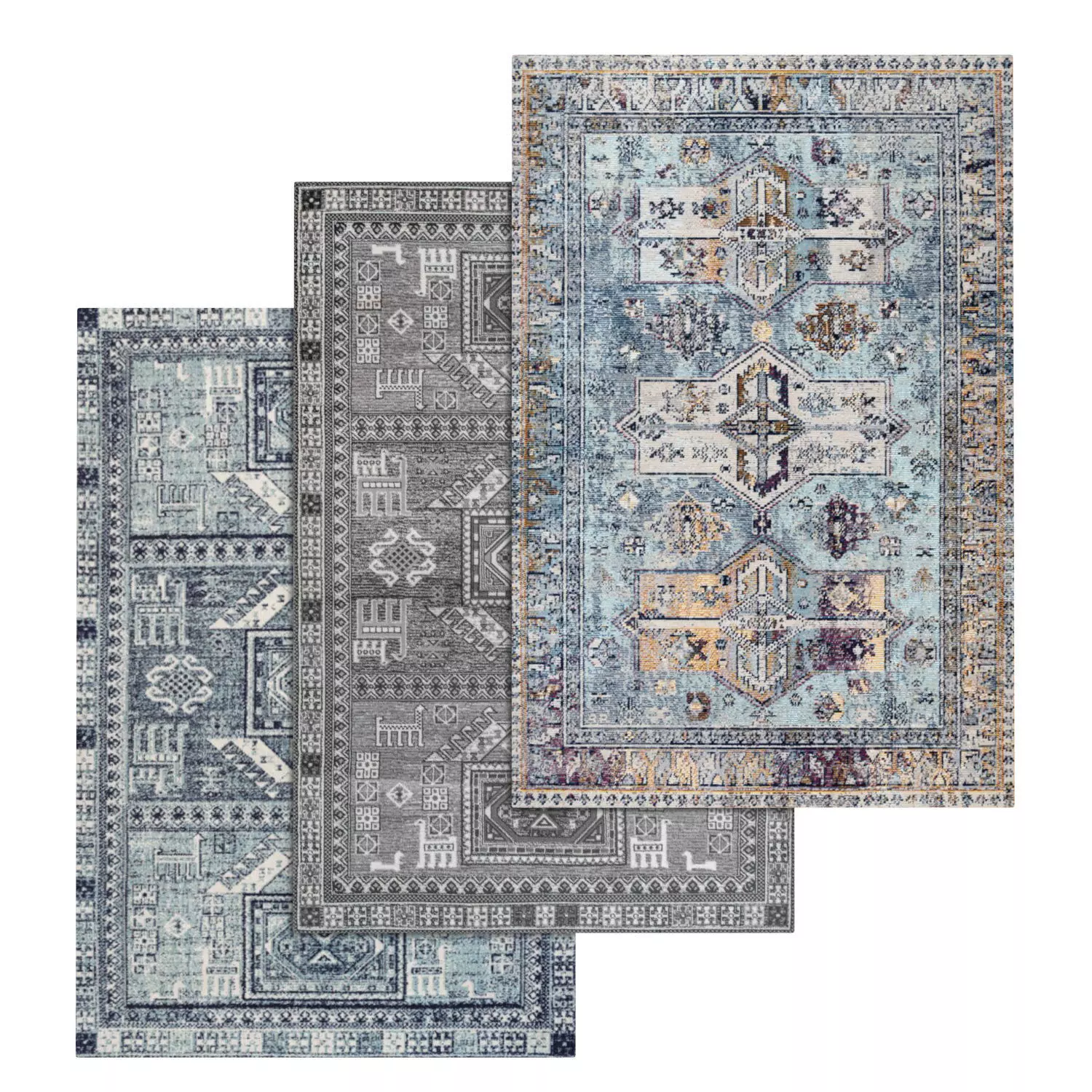 Rug Set 1418 3D model_0
