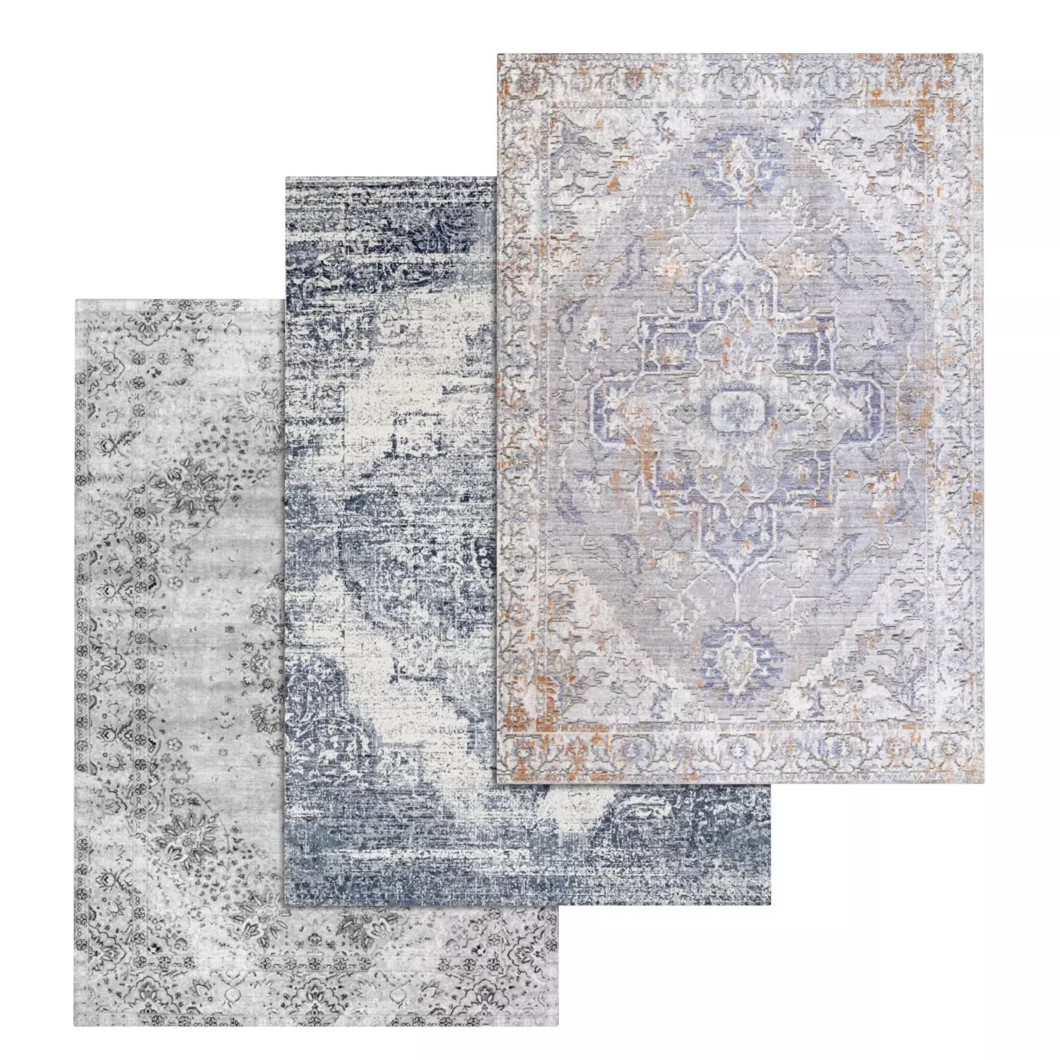 Rug Set 1420 3D model_0