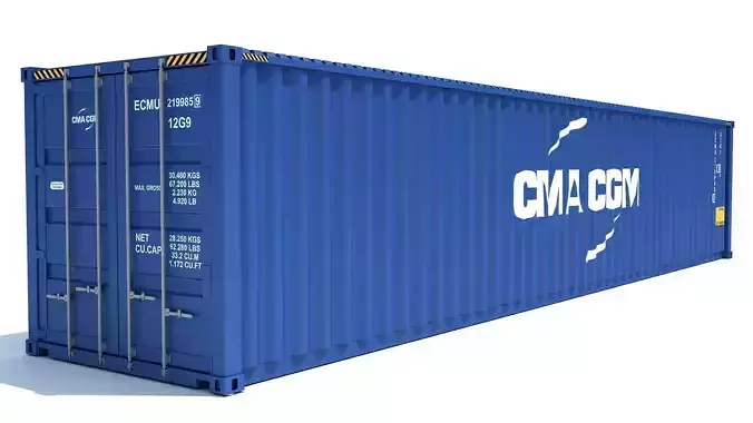 Shipping Container CMA CGM 3D model