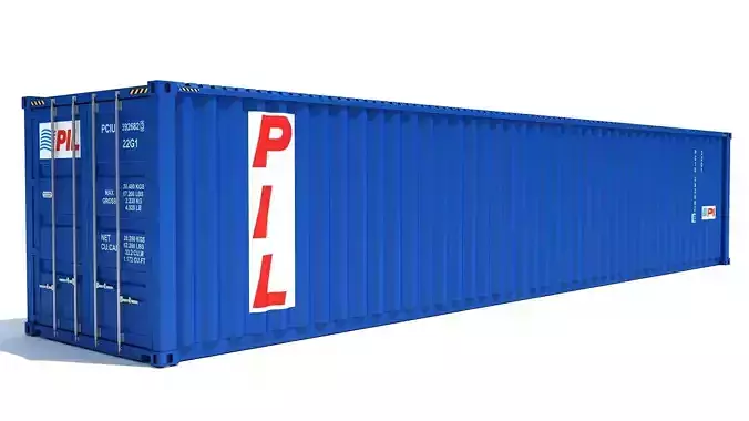 Shipping Container PIL 3D model