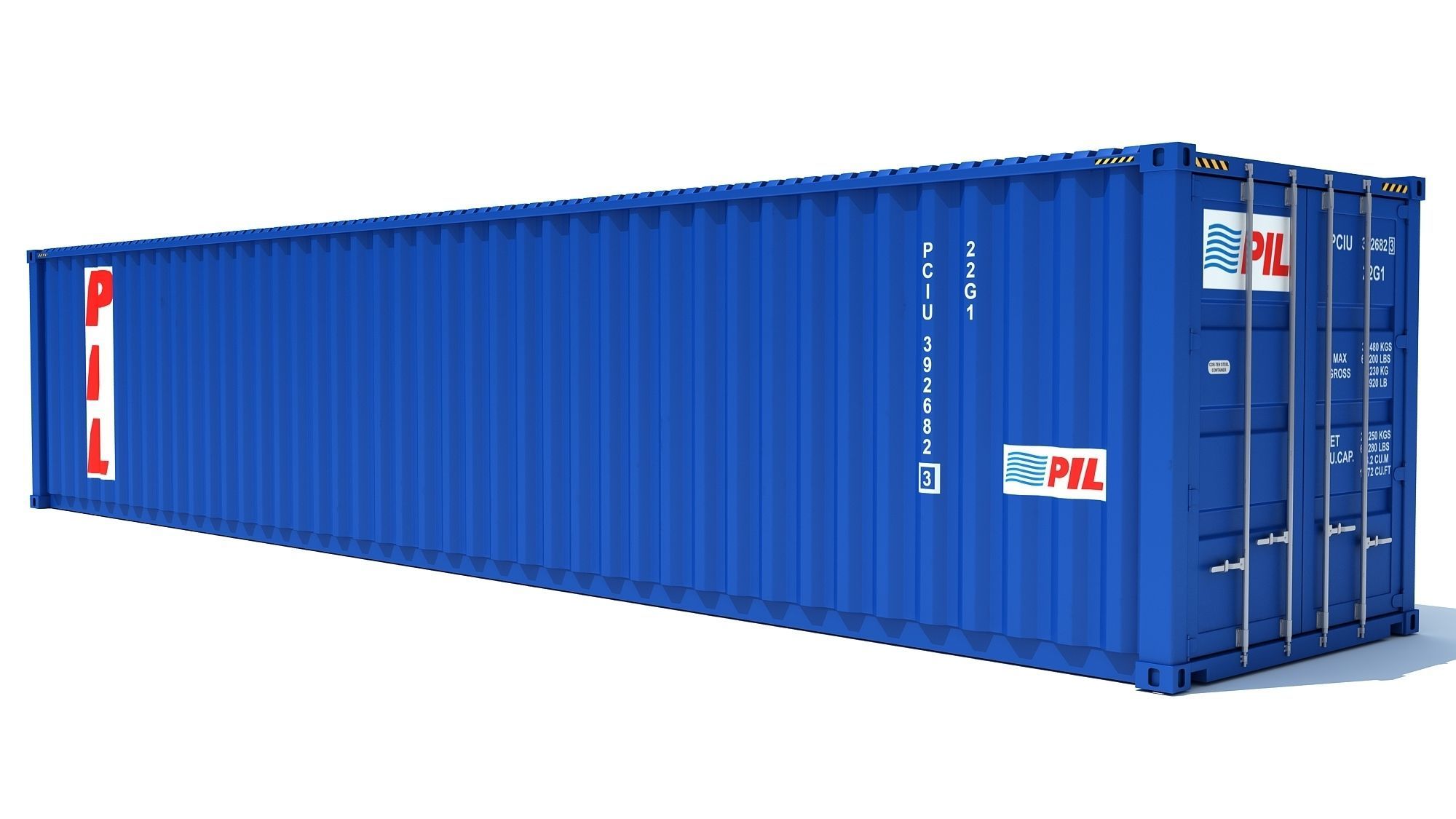 Shipping Container PIL 3D model_6