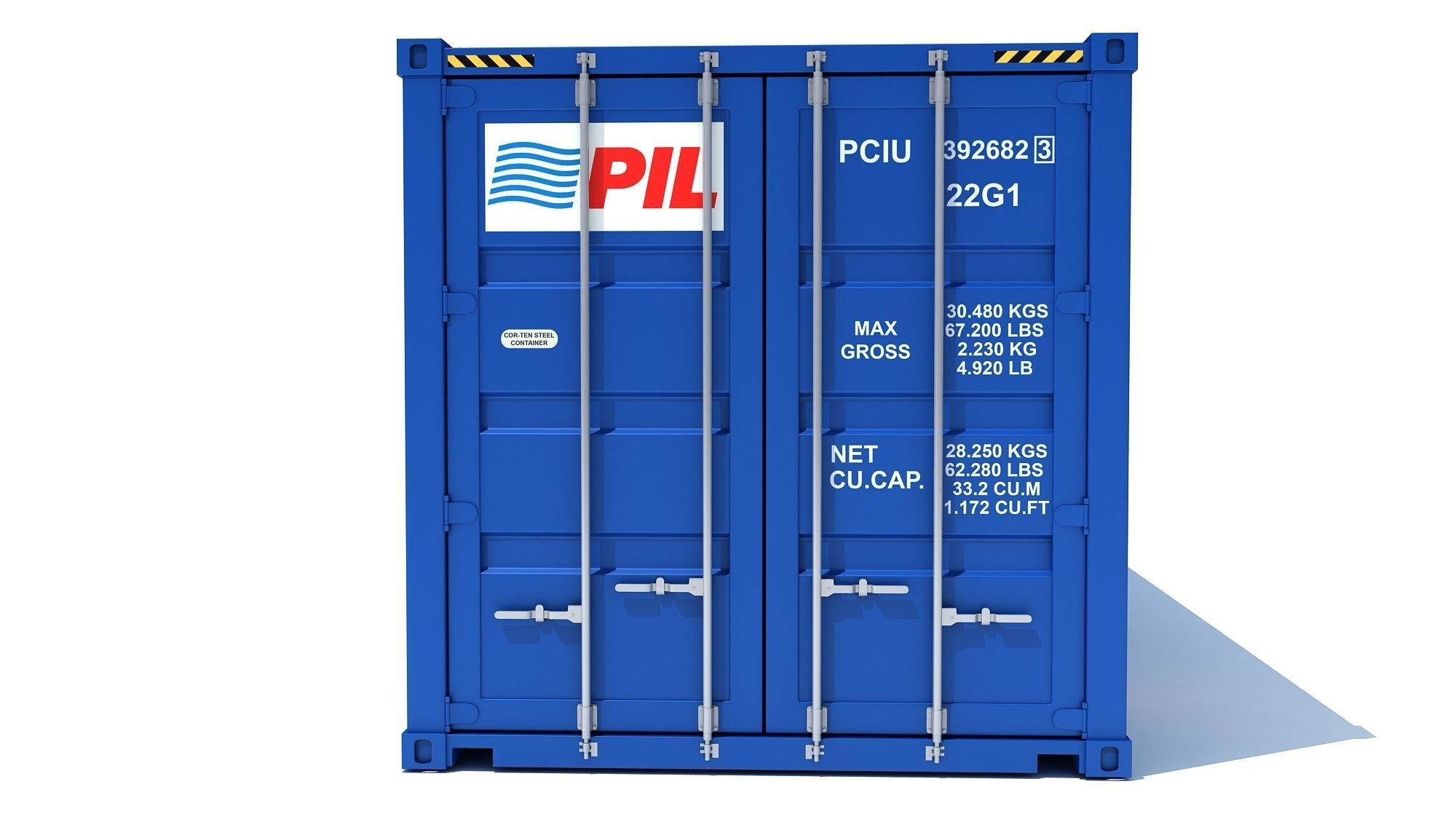 Shipping Container PIL 3D model_7