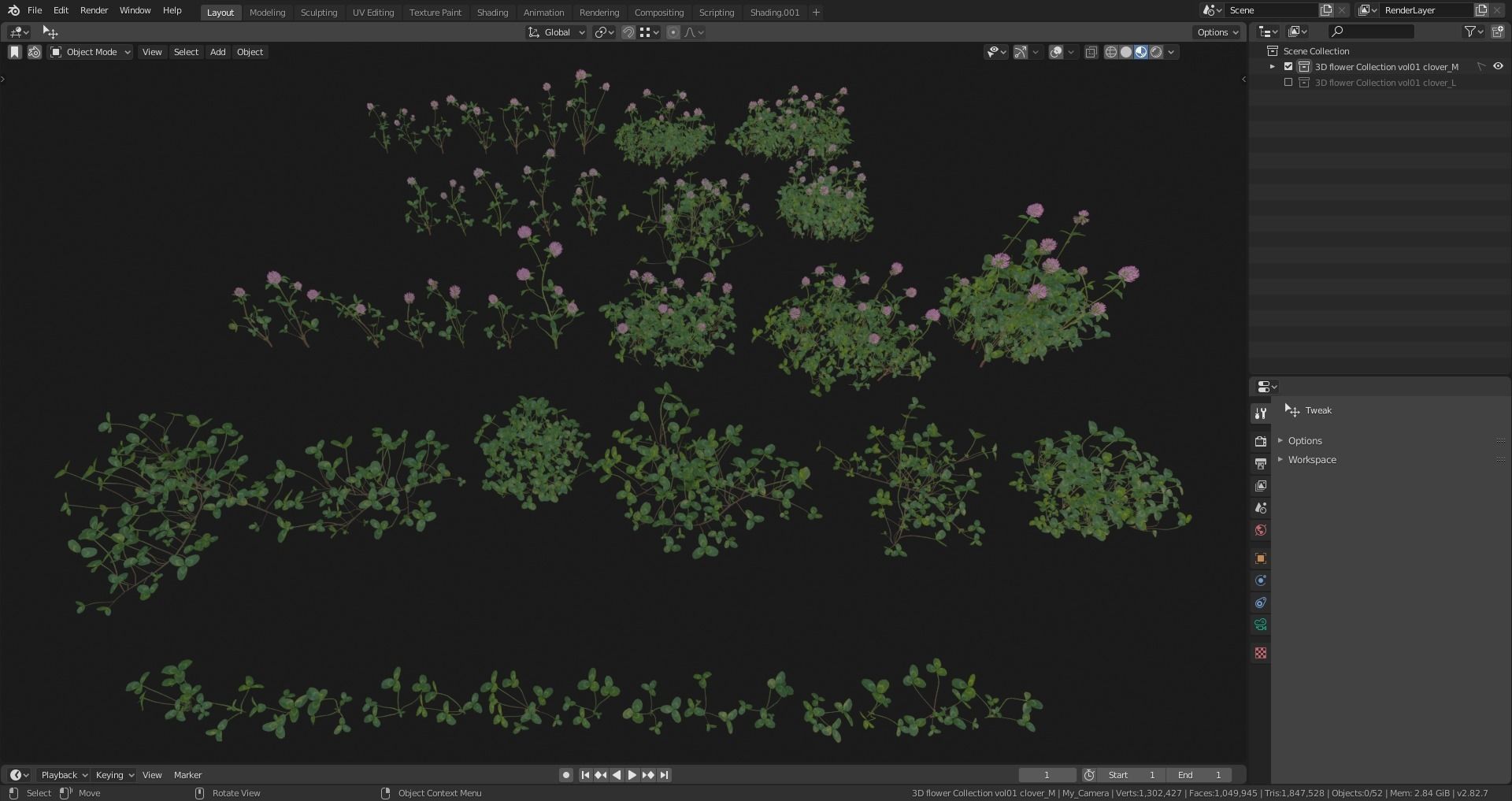 Clover Collection vol01 3D model_11
