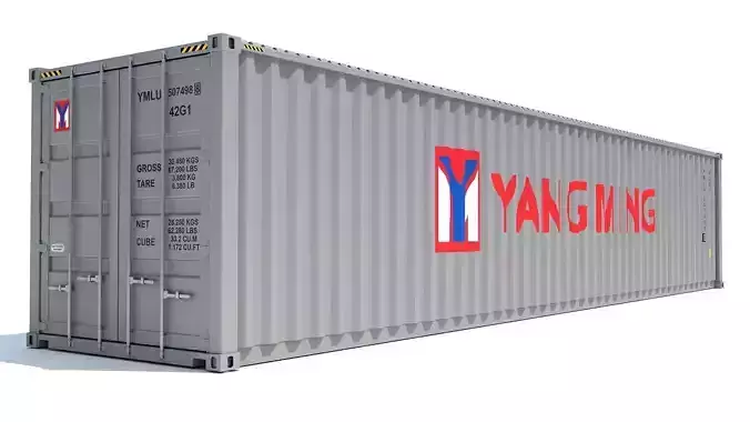 Shipping Container Yang Ming 3D model