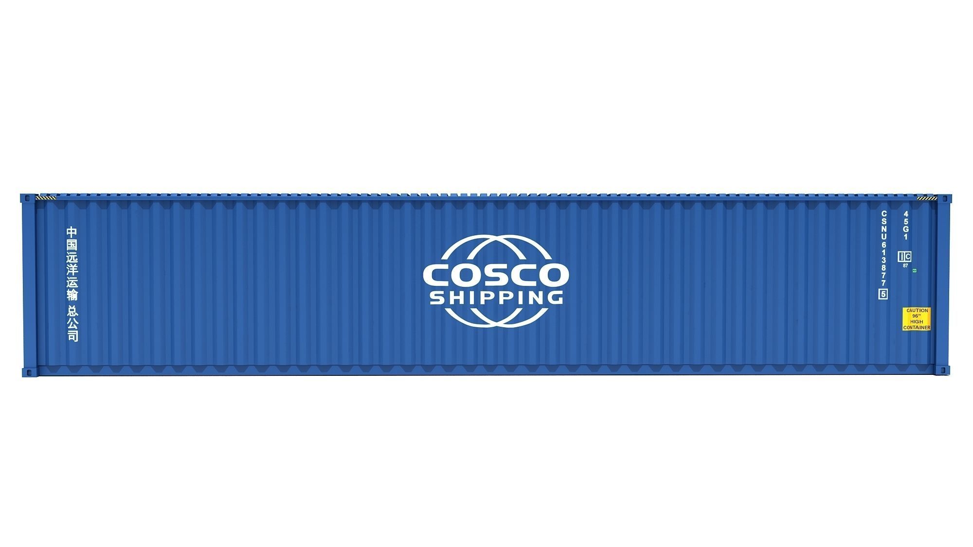 Shipping Container COSCO 3D model_2