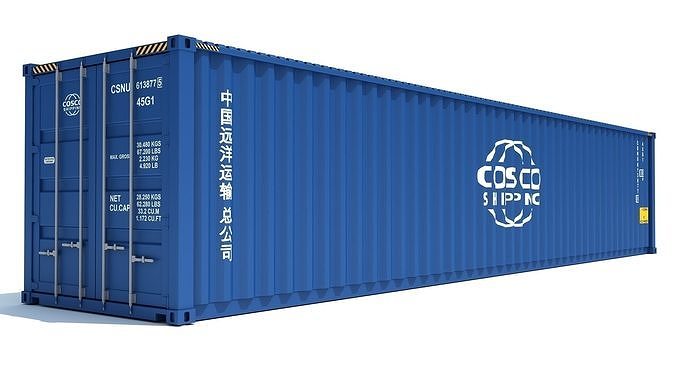 Shipping Container COSCO 3D model