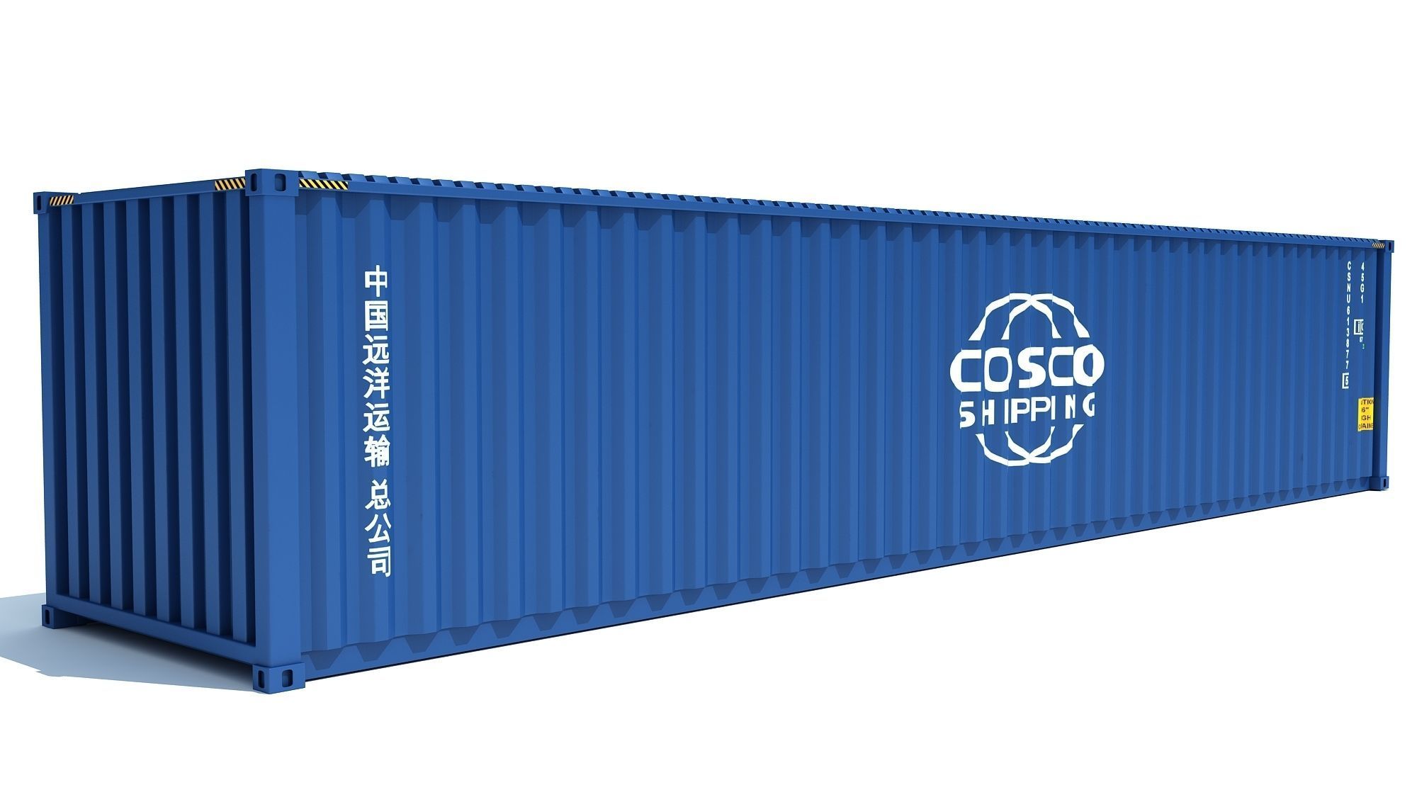 Shipping Container COSCO 3D model_1
