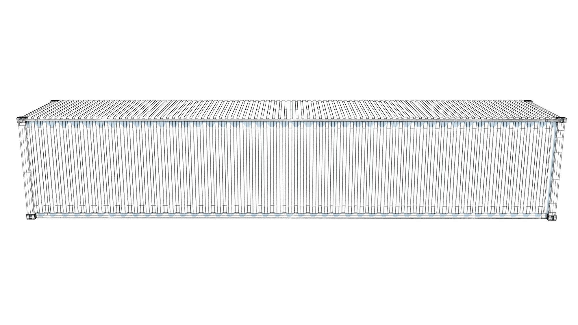 Shipping Container MSC 3D model_10