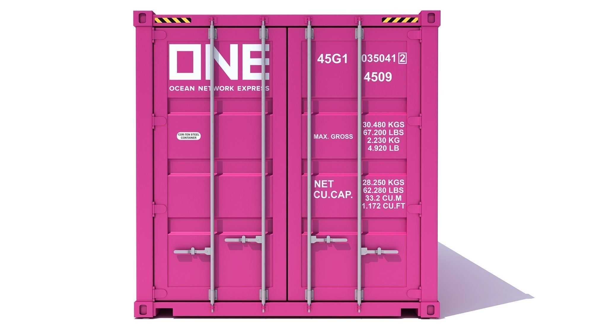 Shipping Container ONE 3D model_5
