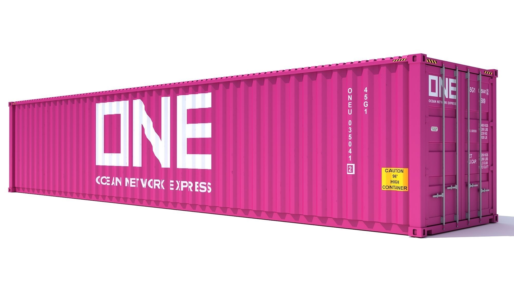 Shipping Container ONE 3D model_3