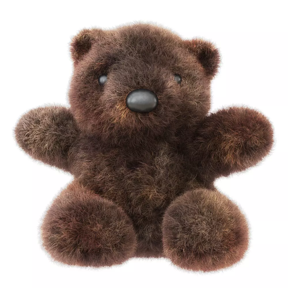 Bear Soft Toy 3D model_0