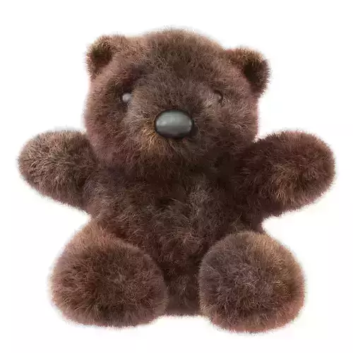 Bear Soft Toy 3D model