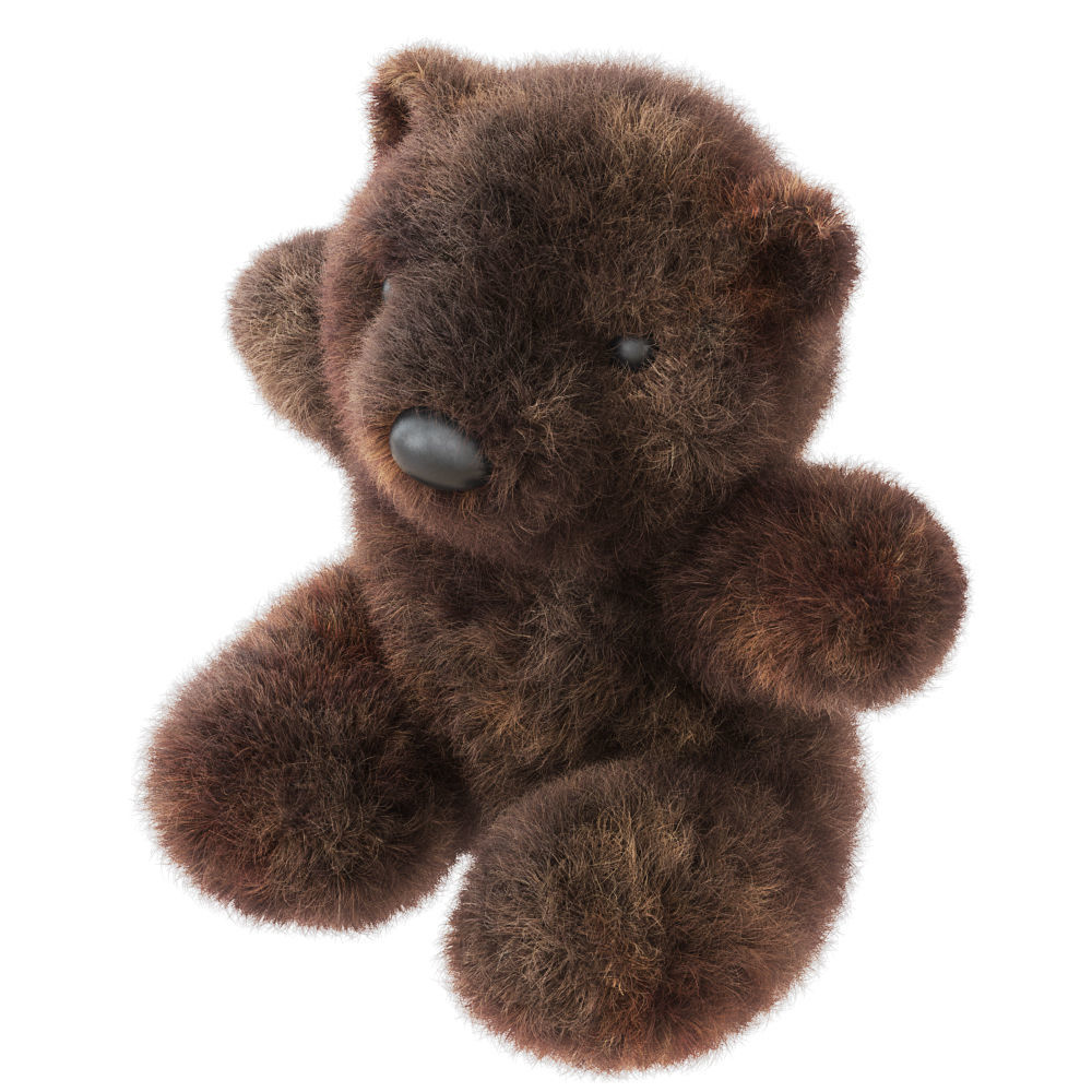 Bear Soft Toy 3D model_2