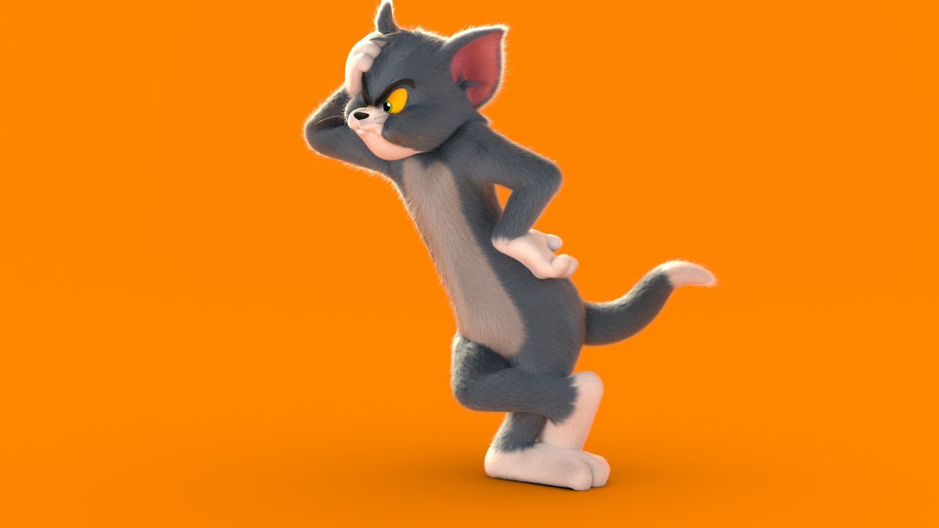 tom Free rig Free low-poly 3D model_6