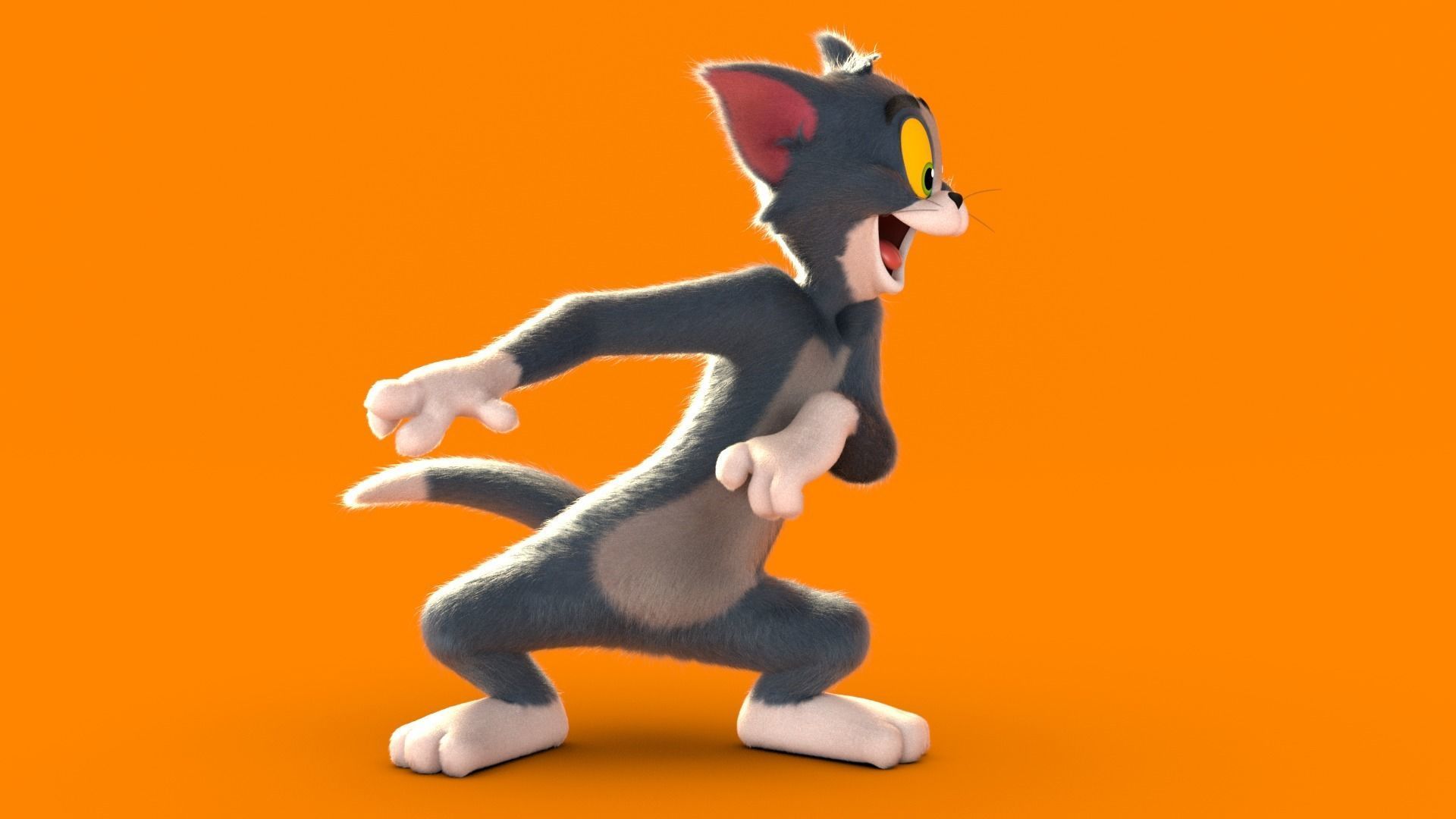 tom Free rig Free low-poly 3D model_7