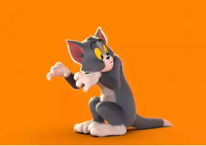 tom Free rig Free low-poly 3D model
