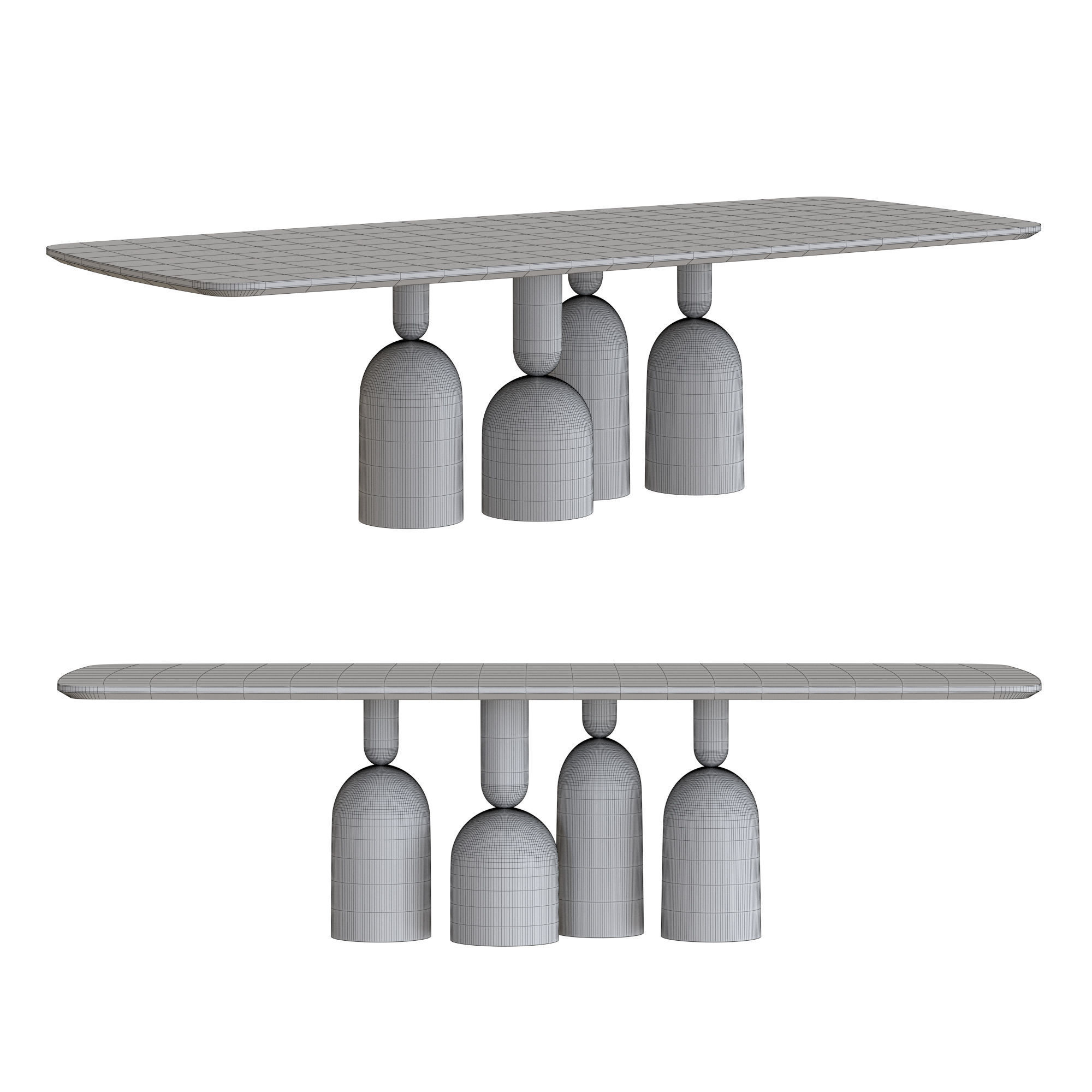 Bonaldo Cop 280 dining table 3D model_1