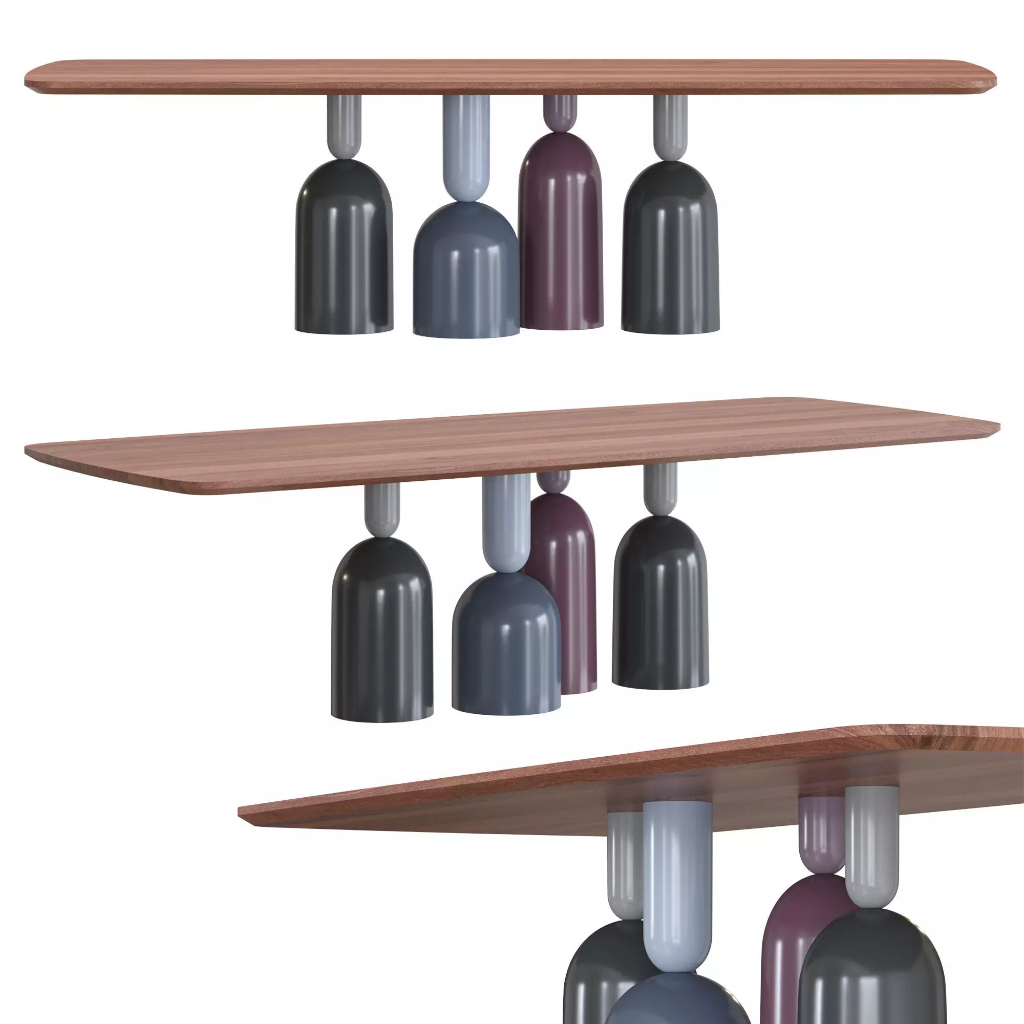 Bonaldo Cop 280 dining table 3D model_0