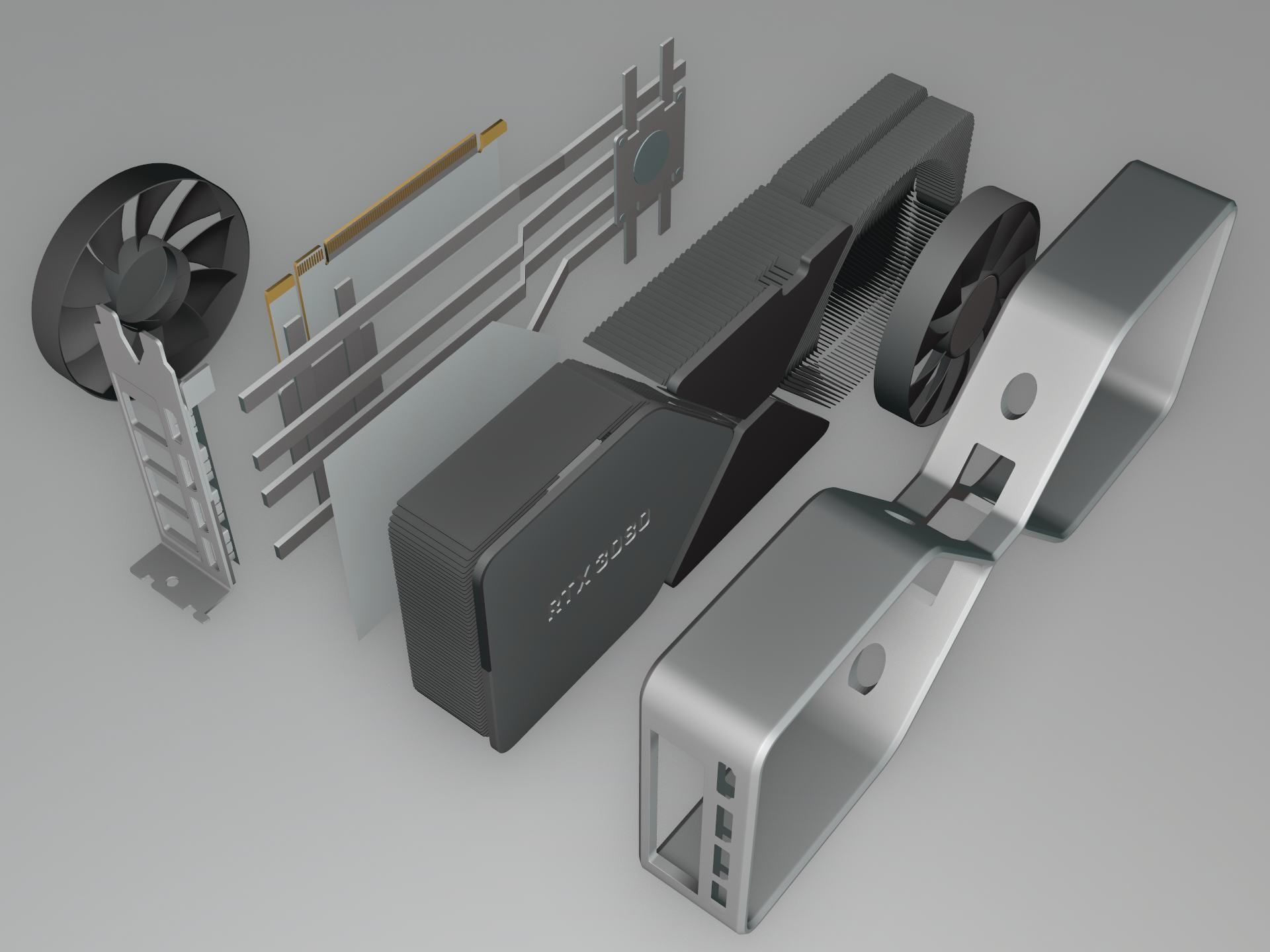 Nvidia Geforce Rtx 3080 3D model_7
