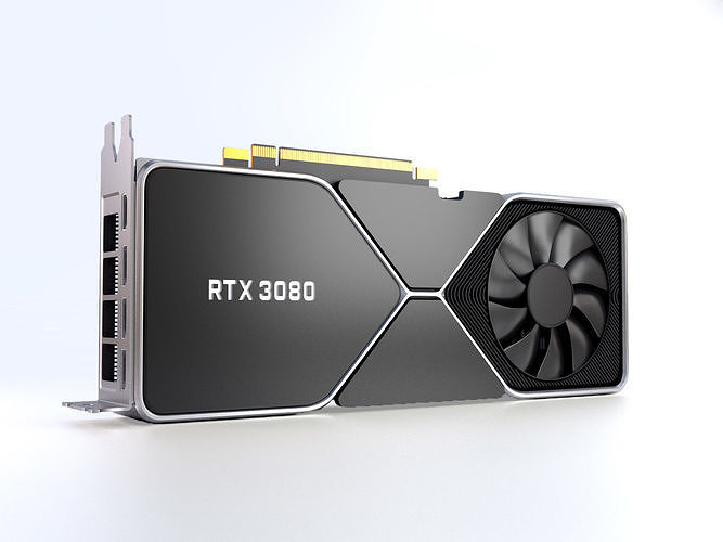 Nvidia Geforce Rtx 3080 3D model