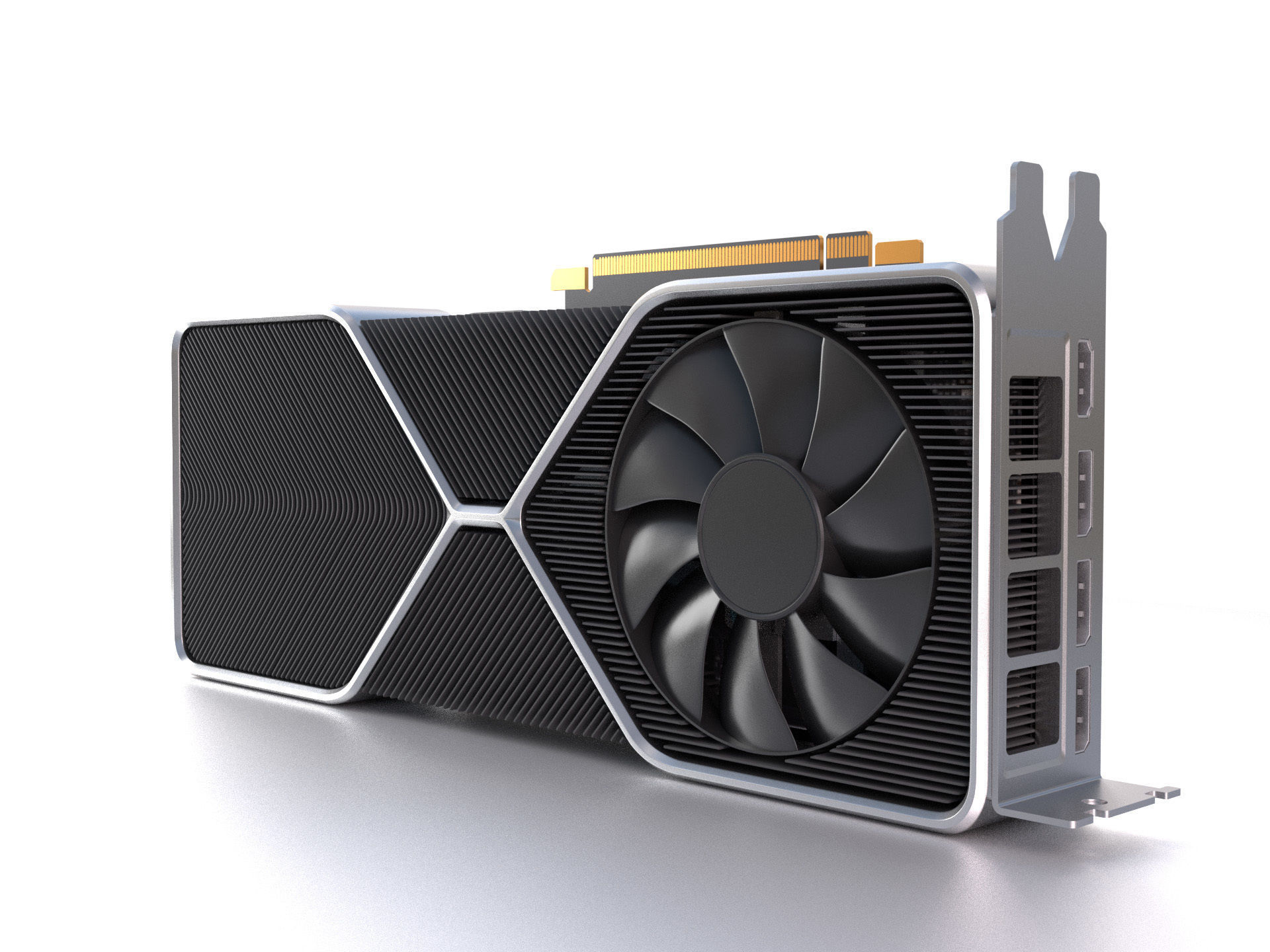 Nvidia Geforce Rtx 3080 3D model_1