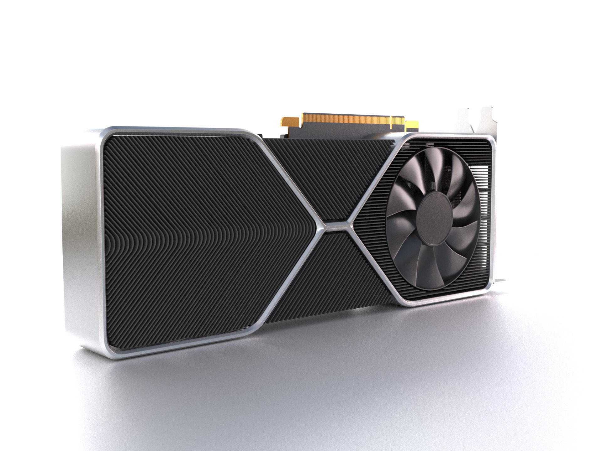 Nvidia Geforce Rtx 3080 3D model_2