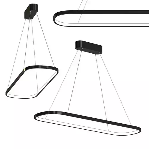 LED Pendelleuchte oval design