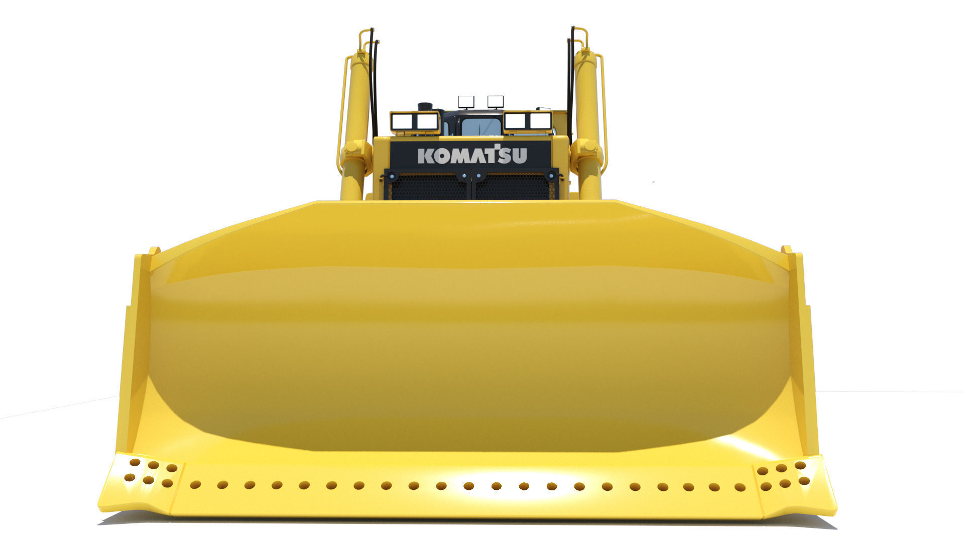 Bulldozer Komatsu D475A 3D model 3D model_2