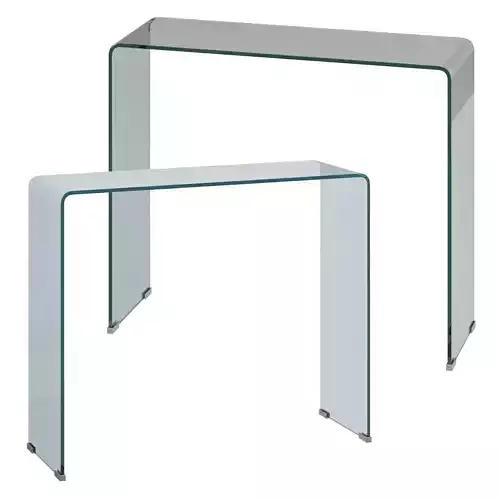 Elena transparent console table