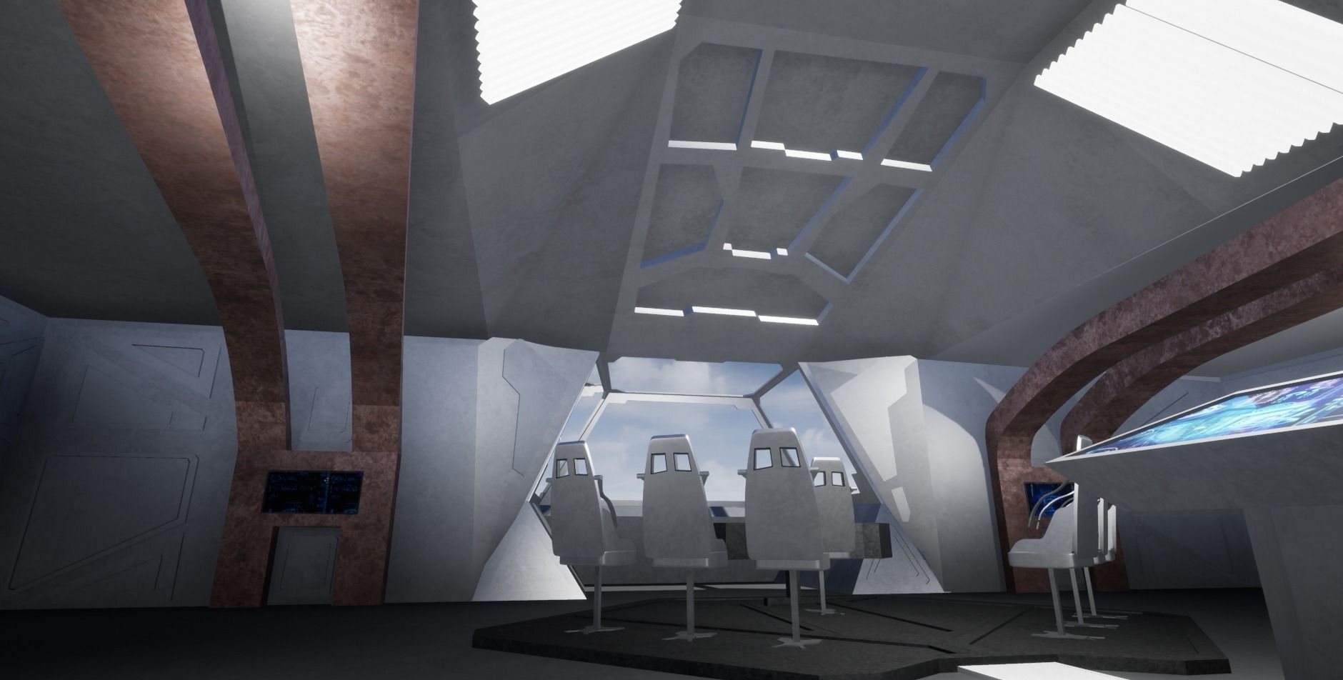 Waverider Bridge From DCs Legends of Tommorow 3D model_9
