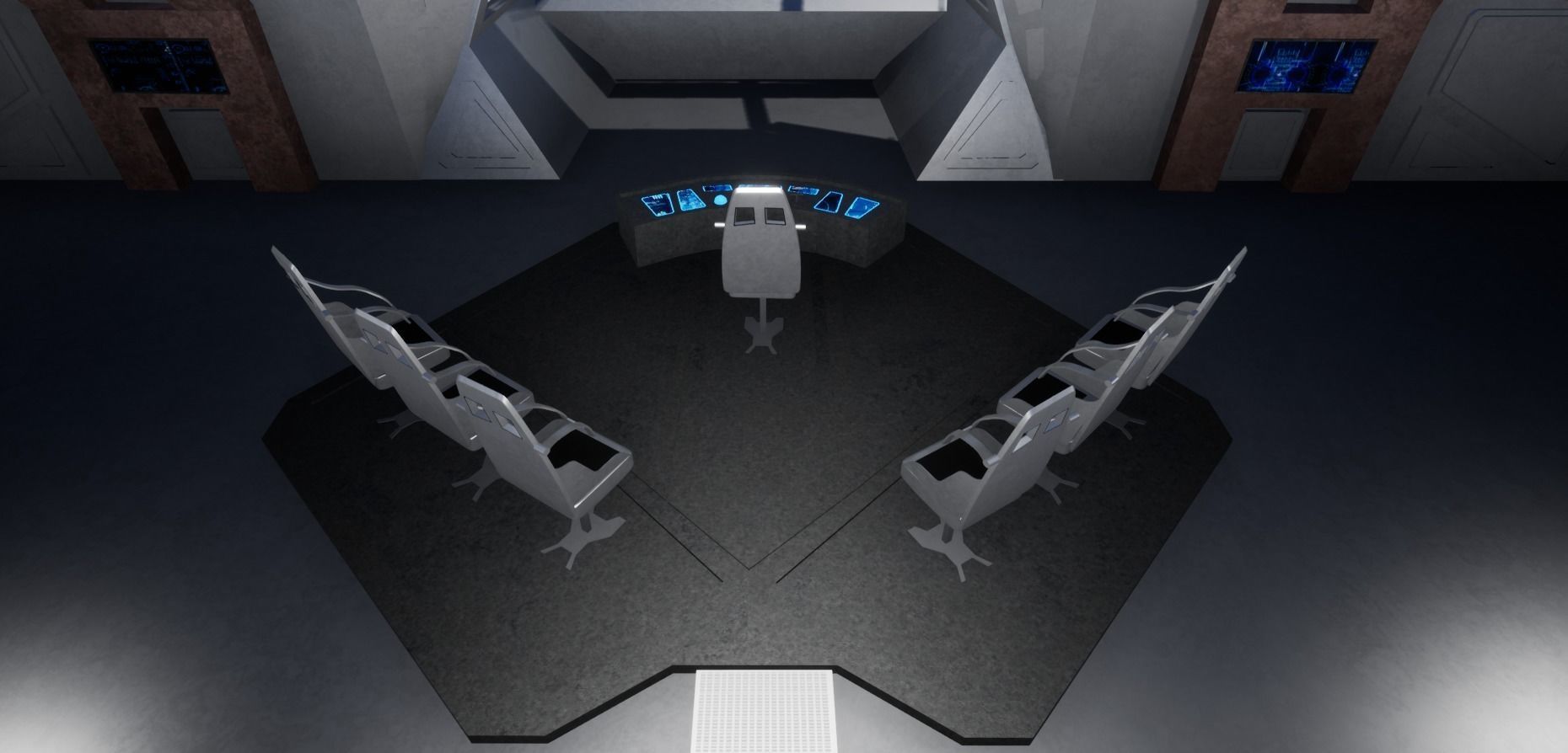 Waverider Bridge From DCs Legends of Tommorow 3D model_7