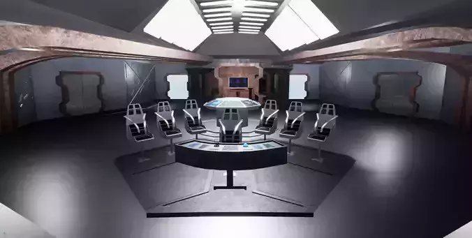 Waverider Bridge From DCs Legends of Tommorow 3D model