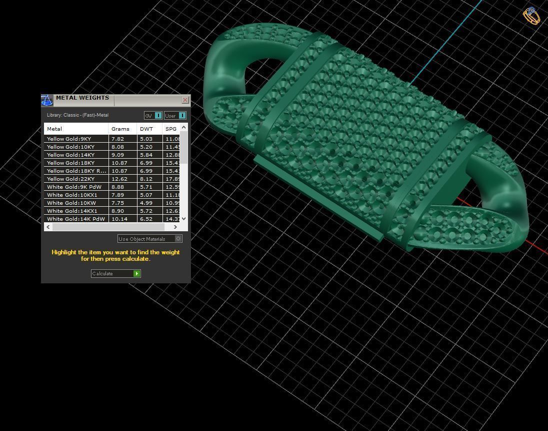 Miami cuban link chain bracelet with gems 0147 3D print model_16