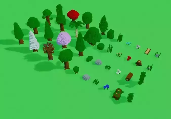 Voxel Nature pack